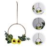 Front Door Decor Sunflower Garland Hanging Wreath Household Light Decorations for Home