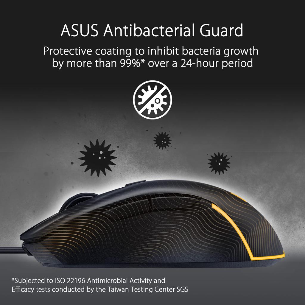 ASUS TUF Gaming M3 Gen II Souris Droitier USB Optique 8000 Type-C DPI, 90MP0320-BMUA00