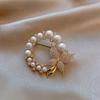 Pearl Brooch High-end Anti-glare Pin Clothing Fixing, Design Sense Niche Corsage Accessory