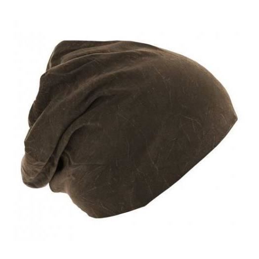 Bonnet Jersey Long Brun MASTERDIS Stonewashed URBAN CLASSICS
