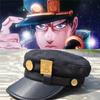Аниме JoJo Bizarre Adventure Hat для взрослых, унисекс, кепка для косплея, значок, брошь, булавка, поля, золотые пальмовые шляпы, темно-синие шляпы, аксессуары для костюмов