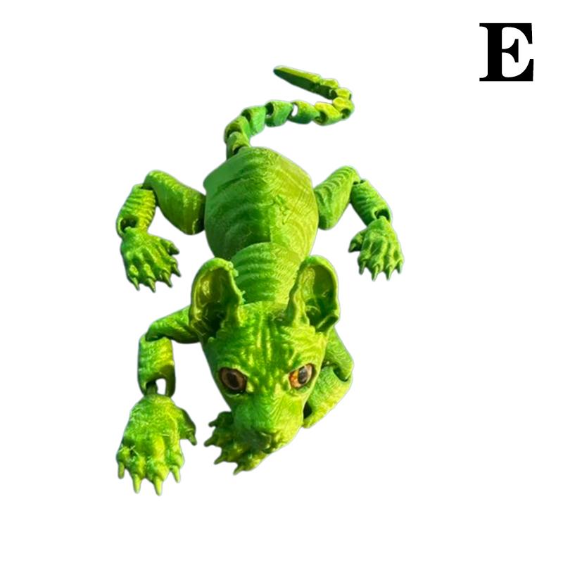3D-печатная игрушка-животное сфинкс, реалистичная безволосая фигурка кошки, игрушка-антистресс для любителя кошек, коллекционера, украшение для дома