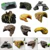 Aquariums Decorations Resin RockStone Cave Fishtanks Ornament Landscapes Cave Hideouts House for Aquatic Fish Reptiles