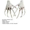 1 Pair Halloween Skeleton Hand Realistic Life Size Reusable Haunted House Ghost Festival Spooky Props Holiday Decoration Zombie Hand Party Supplies