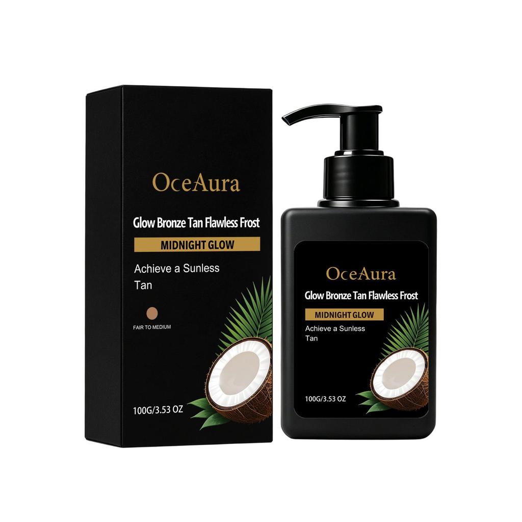 OCEAURA Увлажняющий крем для тела с эффектом автозагара и затемнения