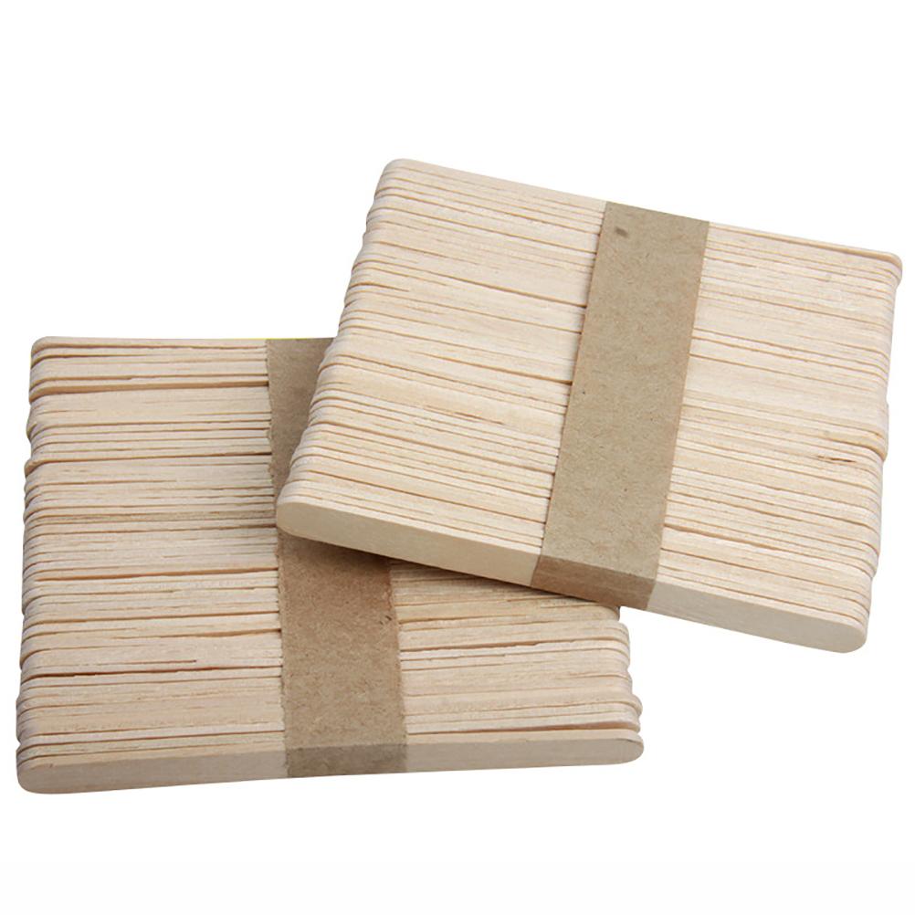 50 шт. деревянные восковые шпатели для удаления волос, аппликаторы для удаления волос, профессиональный спа-апликатор для лица Depre