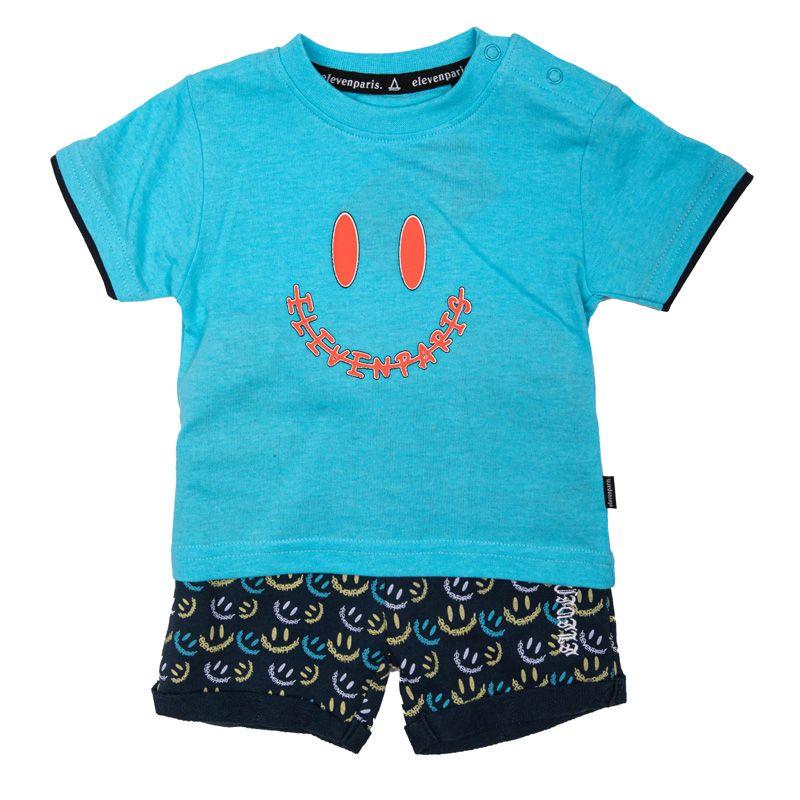 Комплект из шорт и футболки с принтом Ребенок, Малыш ELEVEN PARIS