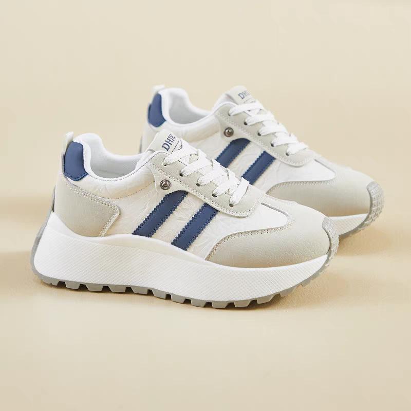 Наступая на дерьмовые кроссовки женские четырехсезонные для маленькой ноги вафельные Forrest Gump обувь женские легкие нескользящие беговые на платформе кроссовки для папы