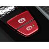 Red Aluminum Alloy Car Electronic Handbrake Button Cover Trim For Volvo XC60 19+