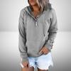 Autumn Winter Women's Sweatshirt Long Sleeve Loose Casual Hooded Drawstring Pocket Sweatshirt