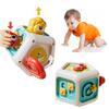 Сенсорный мячик Игрушка для раннего развития Обучение мелкой моторике Игрушка для путешествий Подарки Развивающая доска-куб для малышей Монтессори игрушки