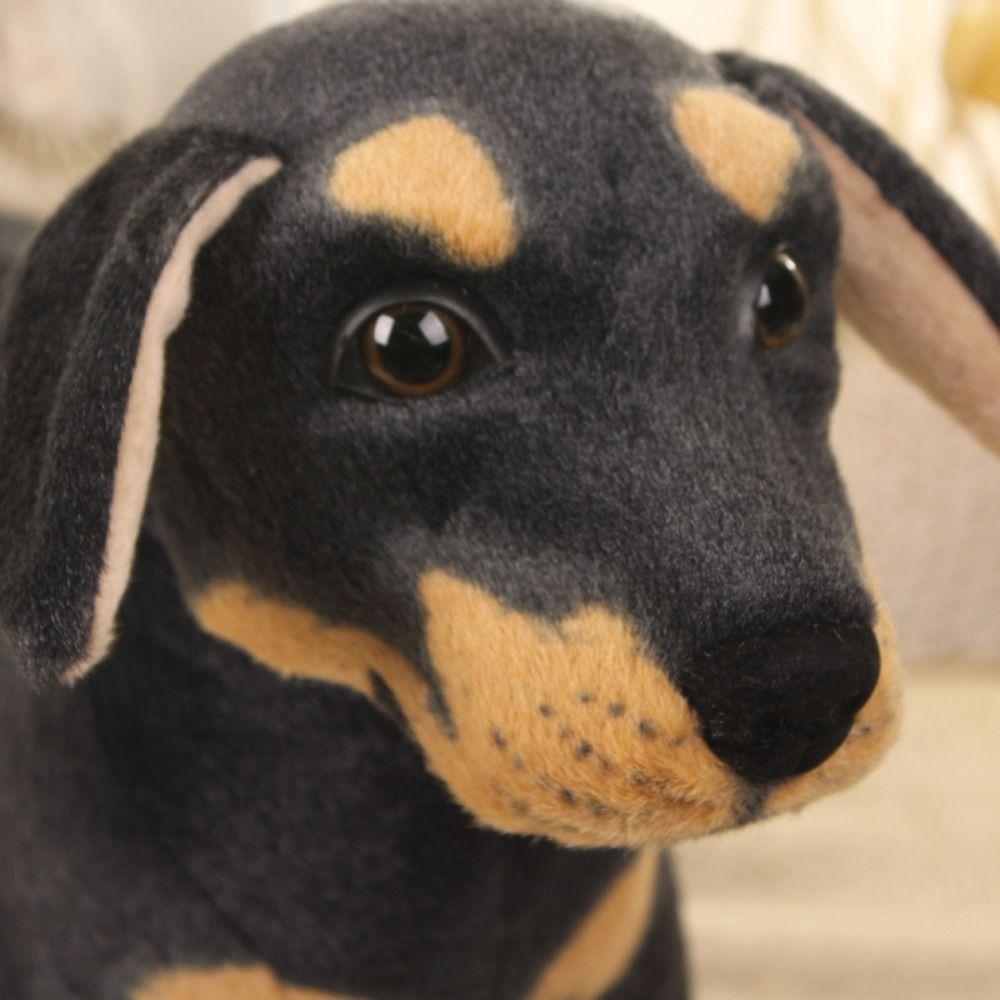 Simulation Dog Stuffed Doll Photography Prop Stuffed Animal Dog Plush Toy  Birthday Gift