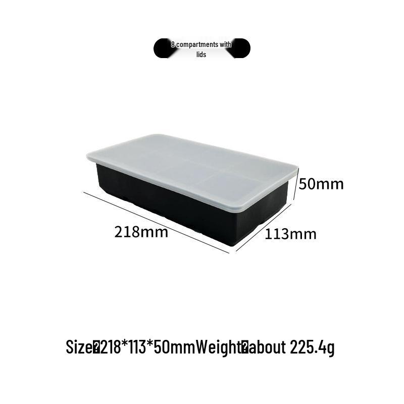 Premium Honeycomb Silicone Ice Cube Tray with Storage Box