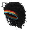 Unisex Dreadlock Hood Hip Hop Style Hat, One-Piece Wig Knit Boys And Girls Street Dreadlocks Cap, Music Festival Hat for Parties Festivals Halloween