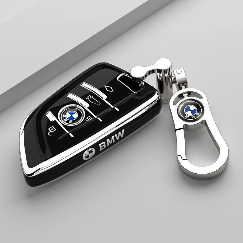 Горячий 2025 Новый ТПУ Чехол для Пульта Защитный Чехол для Ключей для BMW G30 G05 X5 F15 X6 F16 7 Серии G11 X1 F48 F39 X4 X3 F40 2021 Бесключевой Sh