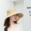 УФ-защитная шляпа рыбака с широкими полями, солнцезащитная кепка с хвостиком, новая женская летняя шляпа
