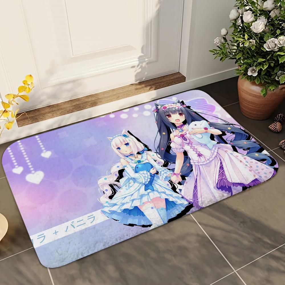 1 шт. Впитывающие коврики для ванной Nekopara, Противоскользящие коврики, Товары для домашнего декора, Ковры, Коврики для пола для дома, кухни
