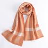 Autumn and Winter New Women's Scarf Double-sided Jacquard Flat-woven Shawl Fashionable Versatile Dual-purpose Warm Wool Scarf