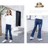 Children's Denim Pants Spring and Autumn Girls Flared Casual Long Pants