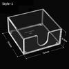 Acrylic Napkin Holder Transparent Paper Towel Box Creative Restaurant Napkin Box  Restaurant