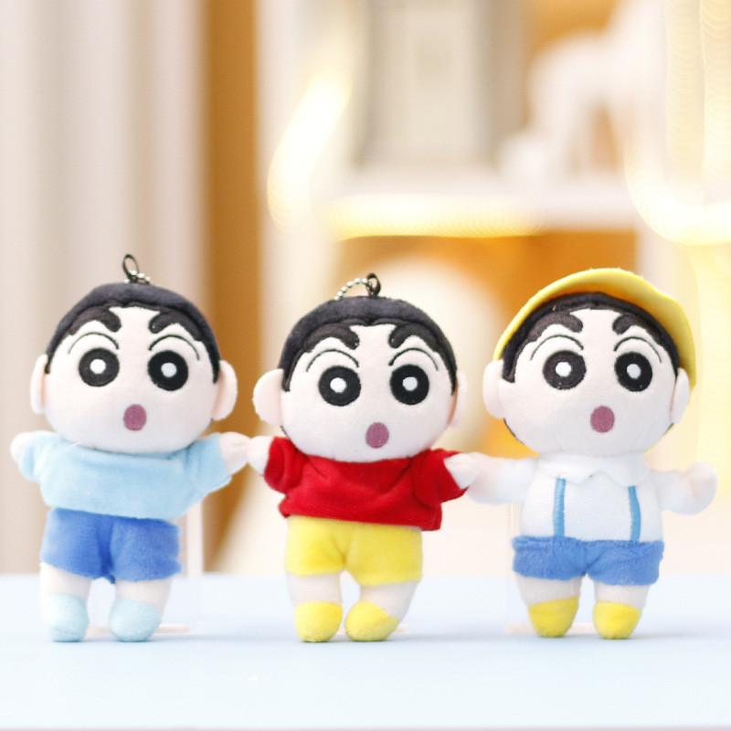 Shin Chan Crayon Plush Keychain Dolls Pendant Cartoon Bag Gifts Decorations