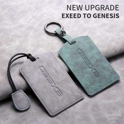 Чехол для ключа автомобиля из овчины для Chery Exeed RX VX LX TXL FL NFC-карта Пульт дистанционного управления Защитный чехол-накладка Брелок Аксессуары