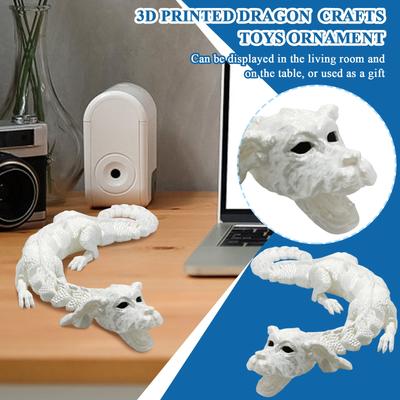 3D-печатная собака-дракон Драконьи поделки Игрушки Орнамент