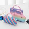 Creative Rainbow Color Glasses Case Laser Portable Sunglasses Storage Box Anti-pressure Protective Box Children