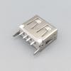 Разъем USB 2.0 Female, Вертикальный, Короткое тело, 10.5A, 180°, Прямой pin, Разъем для зарядки