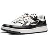 Li Ning Tian Ji Casual Versatile Thick Sole Height Increasing Non-Slip Wear-Resistant Low-Top Skate Shoes Women Sneaker White Black AGCU096-4