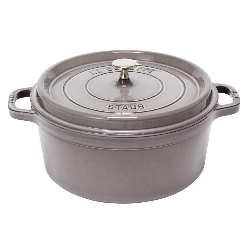 Staub Round Cocotte Pico Cocotte Round 28cm Gray Graphite 1102818 Item