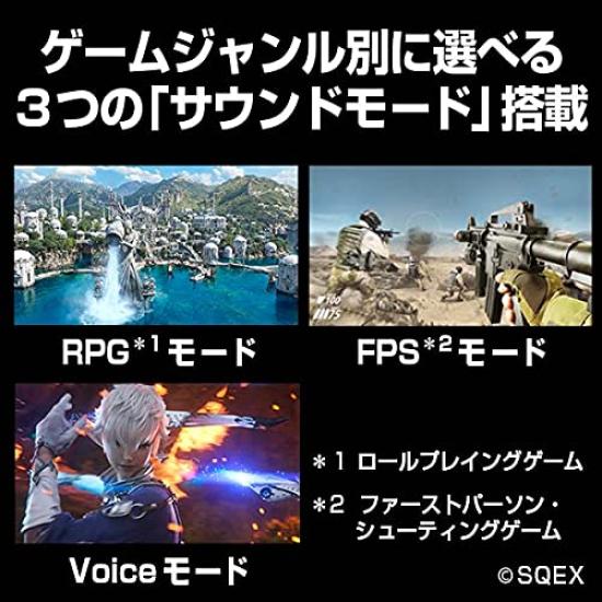 Проводная игровая колонка Panasonic Neck, модель серого цвета, оснащена звуковыми режимами, разработанными совместно с командой Fantasy sound, SC-GN01, специально для игры ``Final