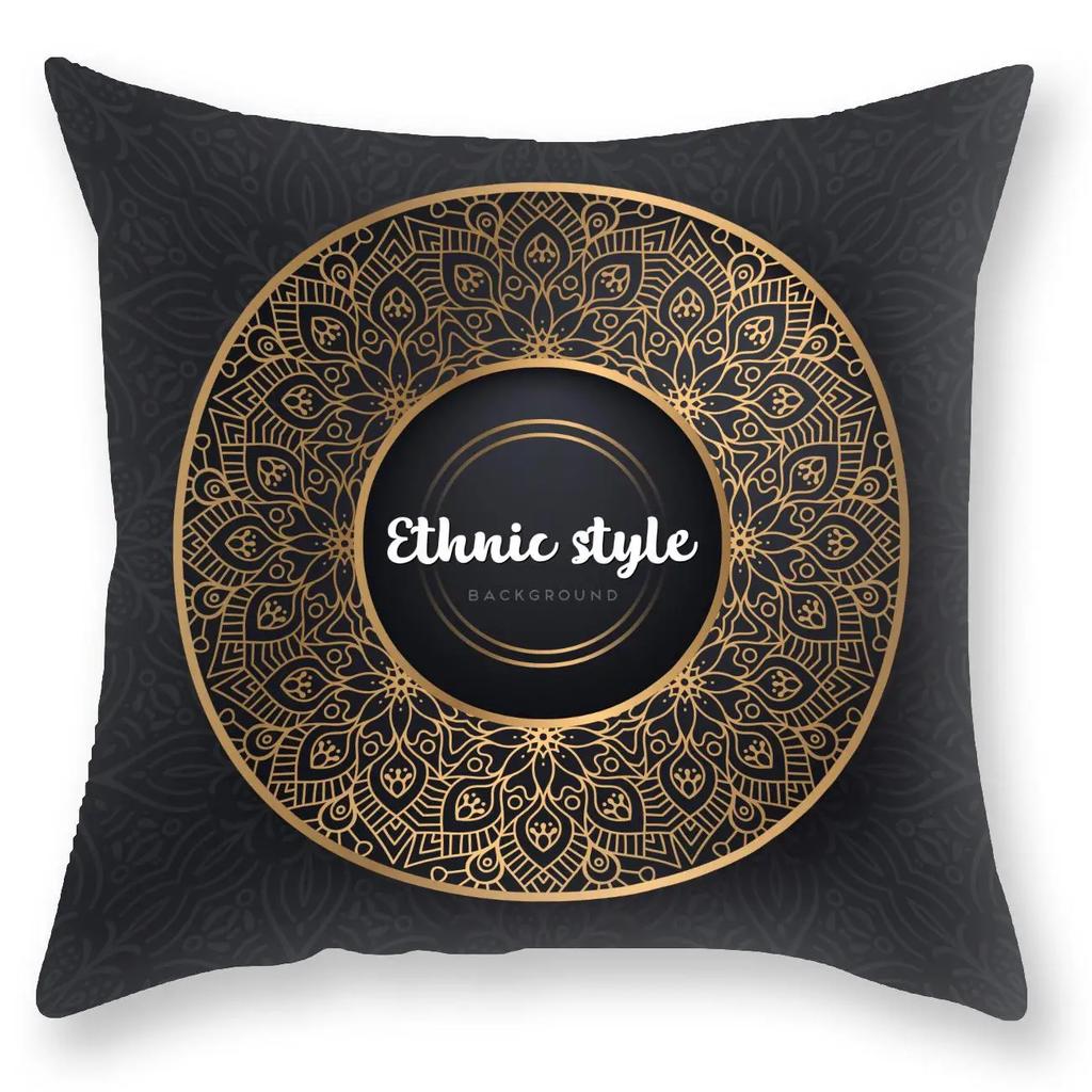 Мандала Декоративная наволочка Наволочка Квадратная Наволочка для диванной подушки Чехол для подушки Мандала Домашний декор