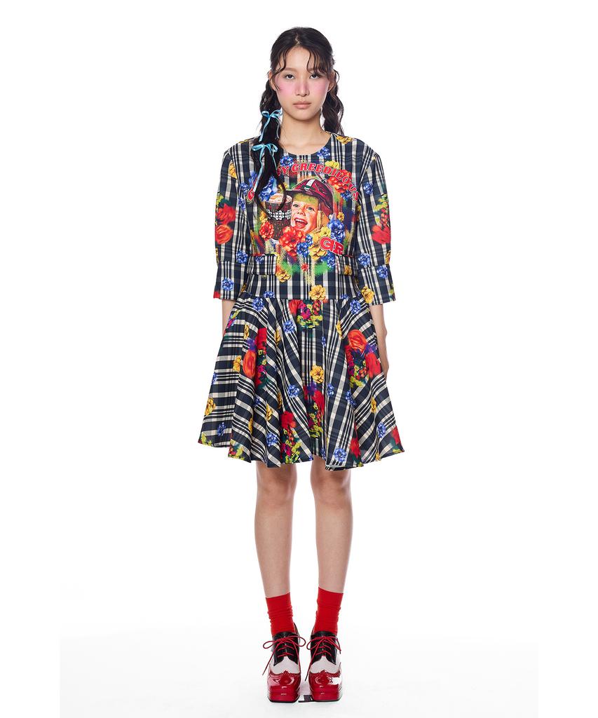 GREEDILOUS Yh Baby Joy Check Onepiece