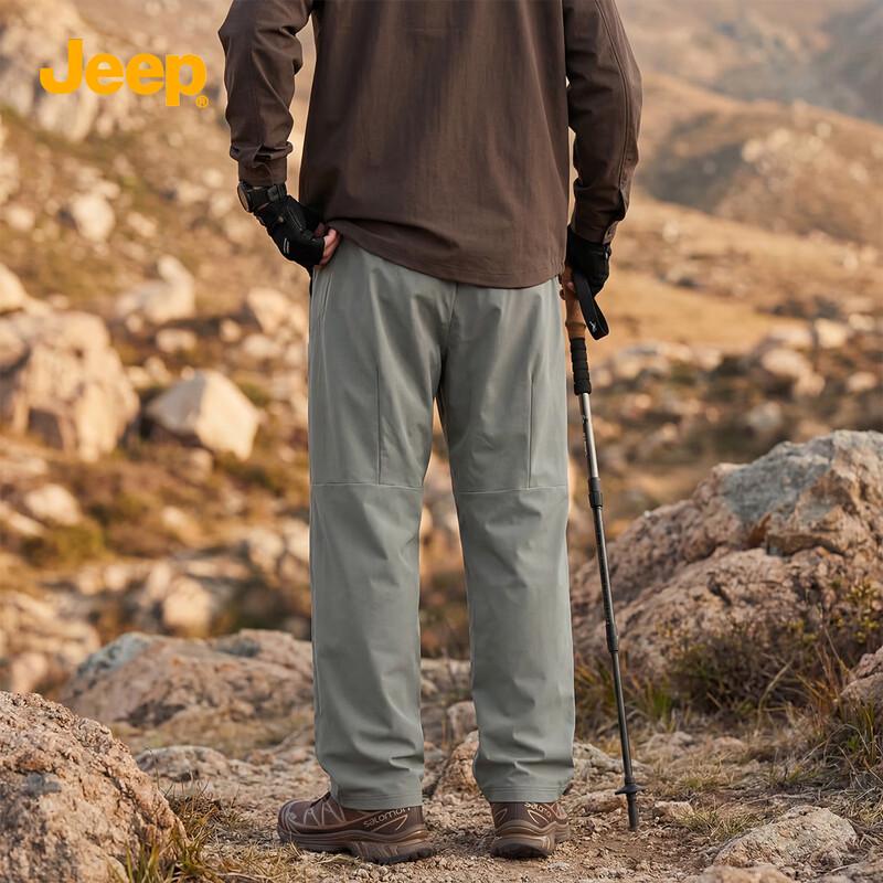 JEEP Men's Outdoor Water-Repellent Hiking & Cargo Pants