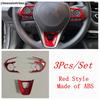 Car Steering Wheel Frame Cover Trim Matte Accessories Interior For Toyota RAV4 XA50 / Corolla E210 / Corolla Cross  - 2025