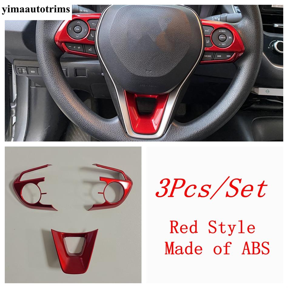 Car Steering Wheel Frame Cover Trim Matte Accessories Interior For Toyota RAV4 XA50 / Corolla E210 / Corolla Cross - 2025