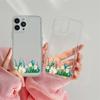 Чехол с цветами и растениями для Iphone 14 13 12 11 Promax Mini Plus Xr Xs Max 7 8 Se 2022, прозрачная мягкая защитная задняя крышка