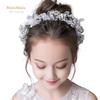 Hair Piano Head Handmade Hair Ornament Accessories, Recital, Dress, Girls, Children, Handmade, Arrangement, (D) (PHC12-W)