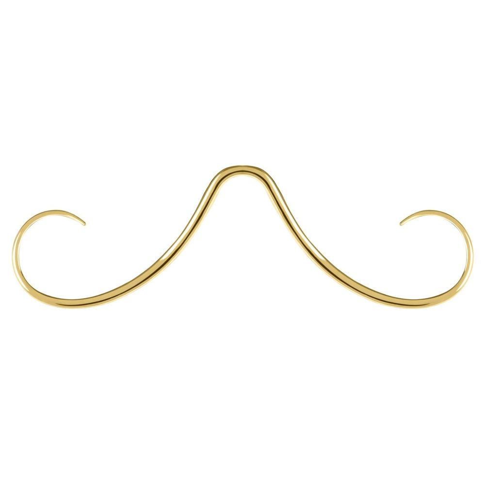 Пирсинг для тела Кольцо в септум с усами Хирургическая нержавеющая сталь Кольцо в нос с усами