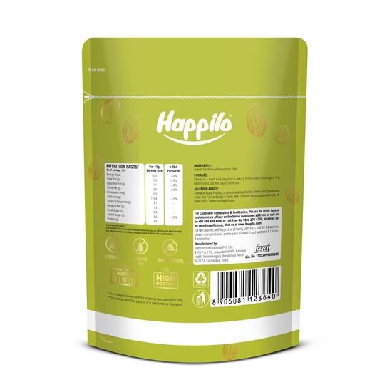 Happilo Premium Californian Roasted & Salted Pistachios 500g, Value Pack