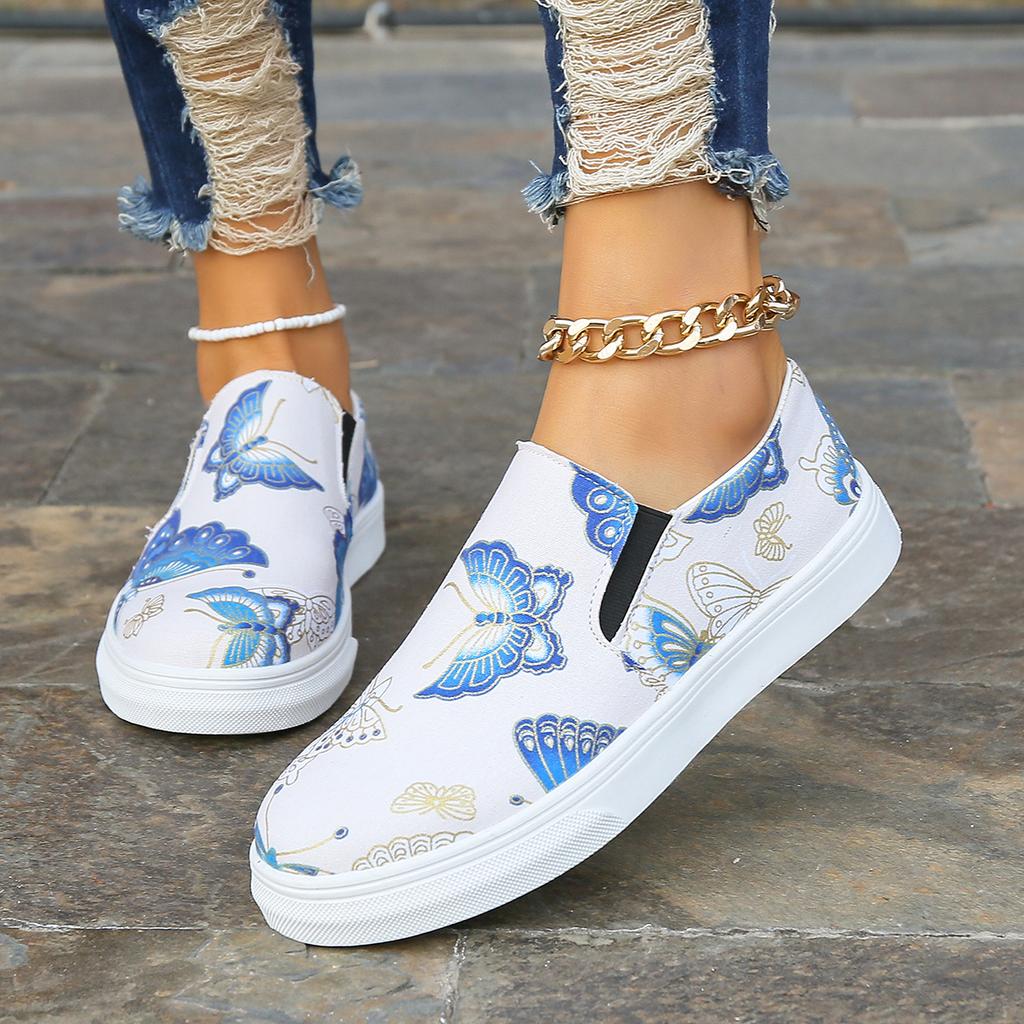 Модные женские кроссовки с принтом на плоской подошве Туфли на платформе Весенние кроссовки Повседневная спортивная обувь Женская мода zapatillas de deporte