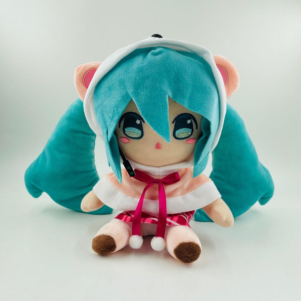 Cartoon 20-30cm Hatsune Miku Plush Doll Toy Anime Peripheral Stuffed Toy Collection Model Ornament Toys Christmas Gifts