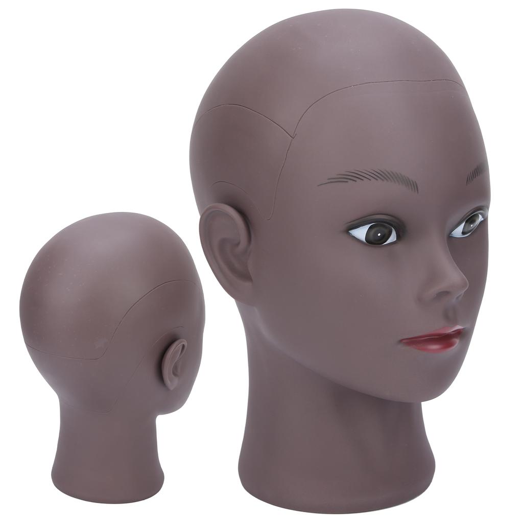 Африканская модель, голова манекена, шляпа, парик, демонстрация ювелирных изделий, черная лысая голова манекена