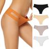 Women Underpants Seamless Hollow Out Soft Low Waist Thin Elastic Butt-lifted Solid Color Soft Breathable Moisture-wicking Lady Panties Adult Sex Wear