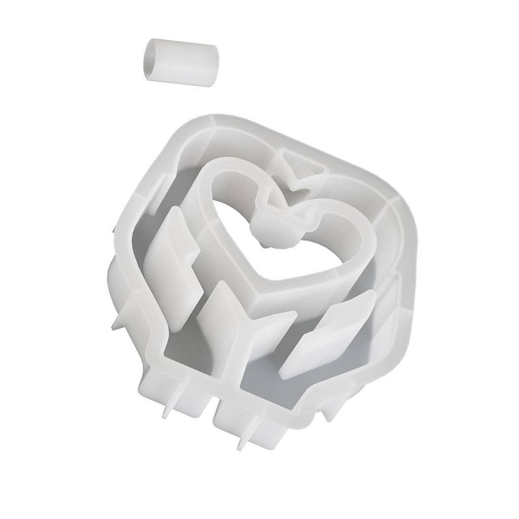 Формы для ваз для цветочных горшков. Проектирование очаровательных гидропонных растений с сердечками. Силиконовые формы для цветочных горшков. Силиконовая текстура.