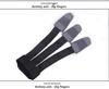 Three-Finger Leather Archery Gloves for Traditional Recurve Bow - Unisex Outdoor Hunting and Sports Shooting