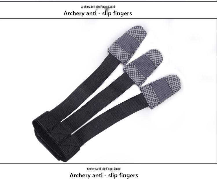 Three-Finger Leather Archery Gloves for Traditional Recurve Bow - Unisex Outdoor Hunting and Sports Shooting