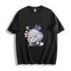 Genshin Impact Furina Crown T-Shirt - Elegant Hydro Queen Design Unisex Tee