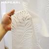 1 шт. NAPEARL простой и универсальный европейский стиль белый тюль занавеска на окно прозрачная для гостиной спальни домашний декор